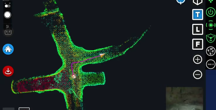 Live streamed point clouds