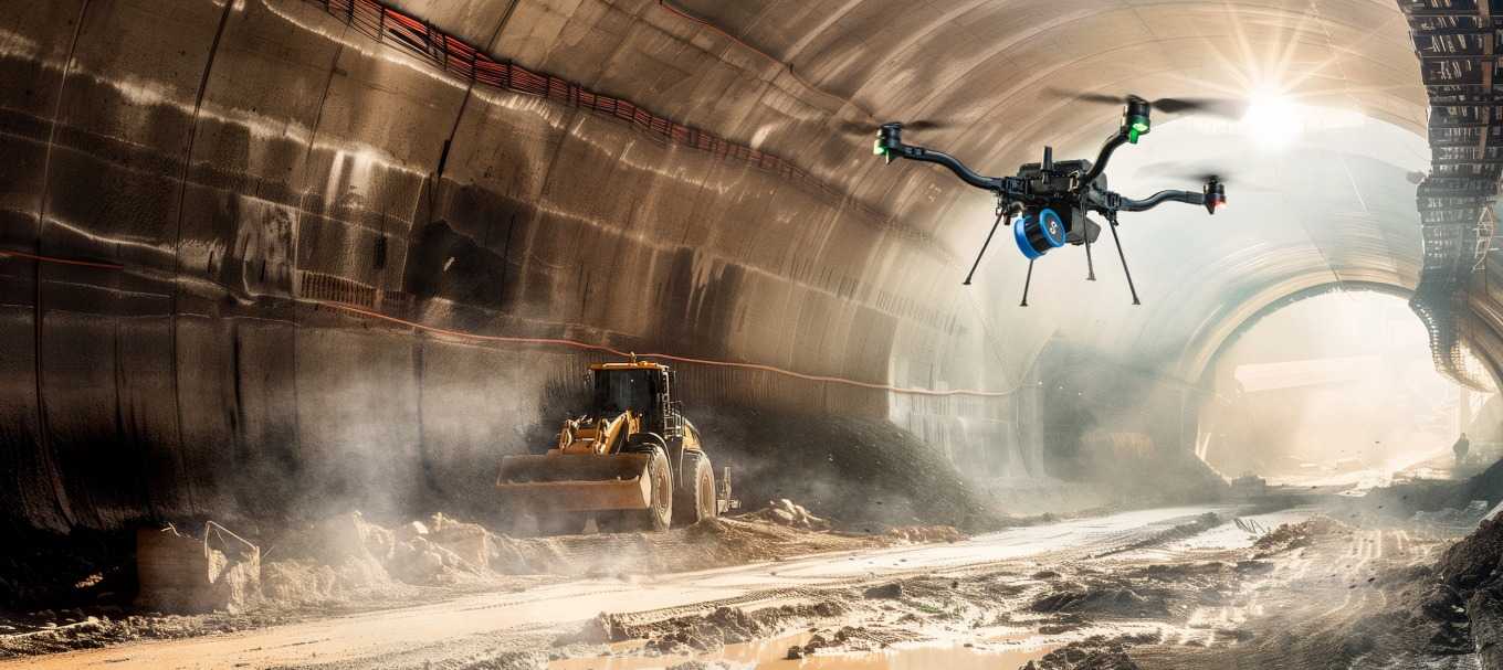 Hovermap-enabled drone mapping a GPS-denied tunnel